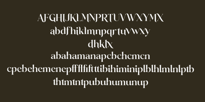 Mathilga Font Poster 8