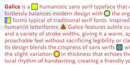 Galice Font Poster 4