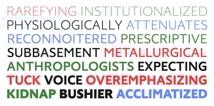 Galice Font Poster 7