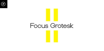 Focus Grotesk Font Poster 1