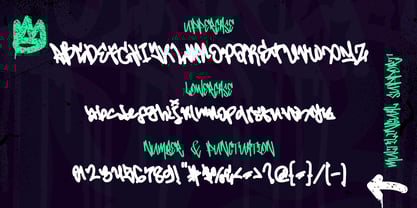 Misty Lines Font Poster 7