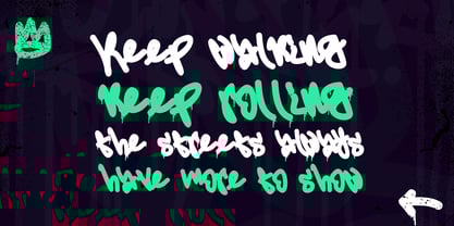 Misty Lines Font Poster 2