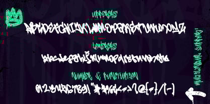 Misty Lines Font Poster 8