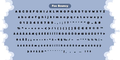 Fox Bouncy Font Poster 9