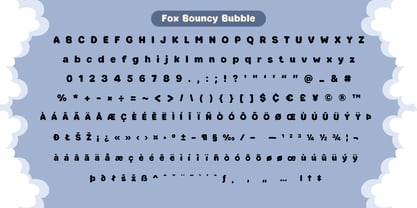 Fox Bouncy Font Poster 10