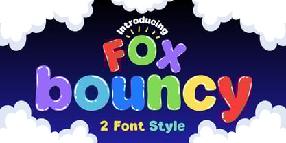 Fox Bouncy Font Poster 1