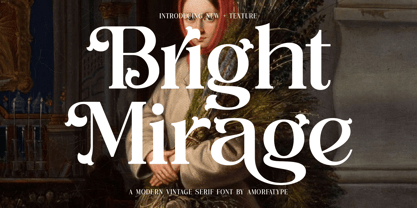 Bright Mirage Font Poster 1