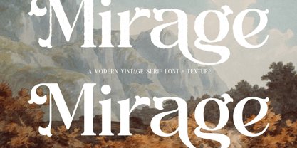Bright Mirage Font Poster 7