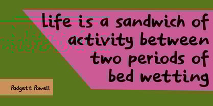 Sarnie Font Poster 4