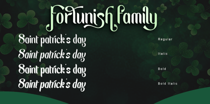Fortunish Font Poster 8