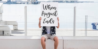 Crabfish Font Poster 5