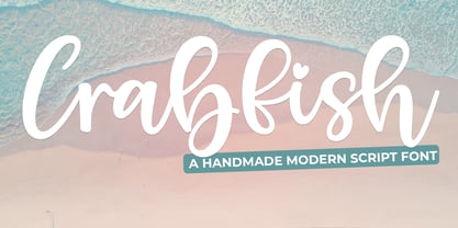 Crabfish Font Poster 1