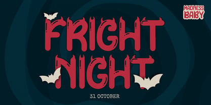 Madness Baby Font Poster 5
