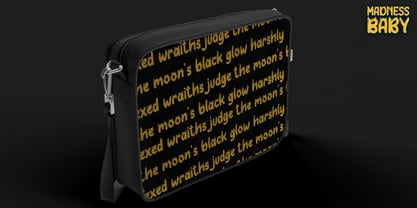 Madness Baby Font Poster 9