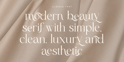 Claudia Font Poster 8