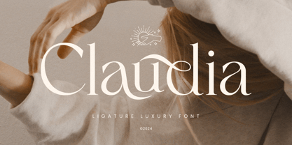 Claudia Font Poster 1