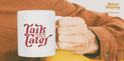 Brave Seasons Font Poster 9