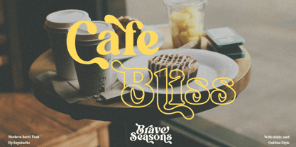 Brave Seasons Font Poster 7