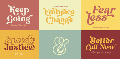 Brave Seasons Font Poster 3