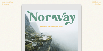 Brave Seasons Font Poster 8