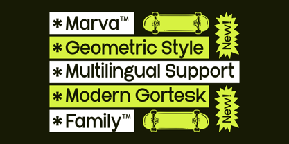 Marva Font Poster 2