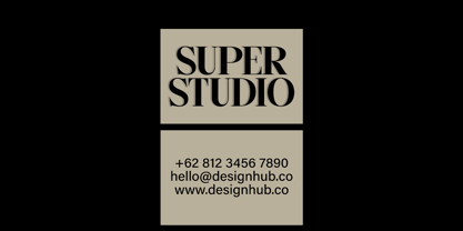 Bigdora Font Poster 15