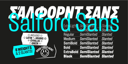 Salford Sans Font Poster 1