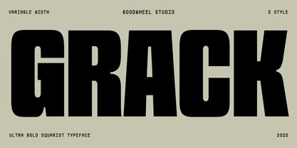GW Grack Font Poster 1