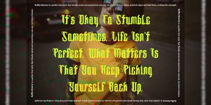 Roffes Brawry Font Poster 8