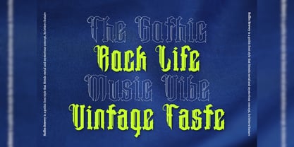 Roffes Brawry Font Poster 5