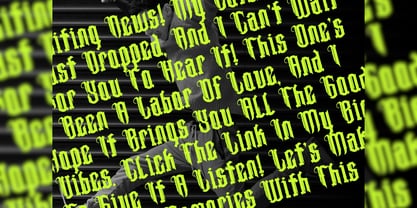 Roffes Brawry Font Poster 12