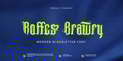 Roffes Brawry Font Poster 1