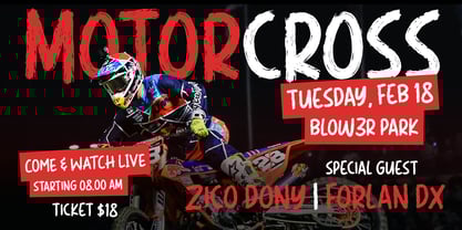 Dibrush Font Poster 2