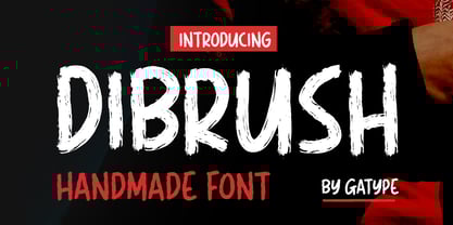 Dibrush Font Poster 1