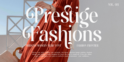 Bridens Font Poster 4