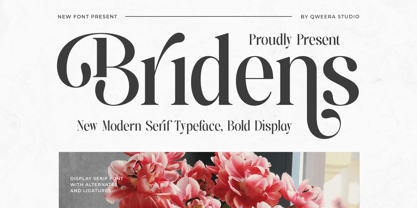 Bridens Font Poster 1