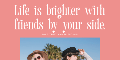 Trangels Font Poster 2