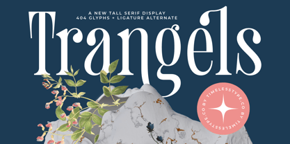 Trangels Font Poster 1