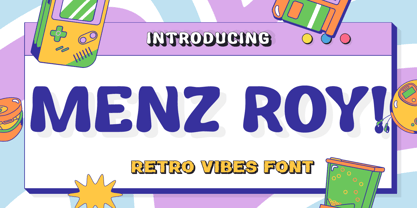 Menz Roy Font Poster 1