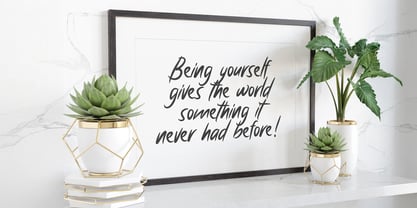 Antique Font Poster 2