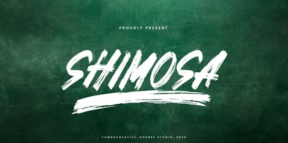 Shimosa Font Poster 1