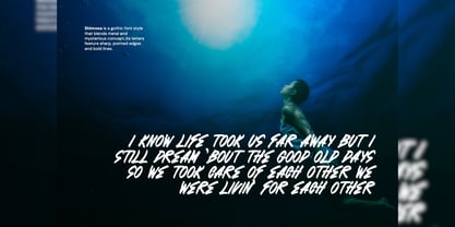 Shimosa Font Poster 6