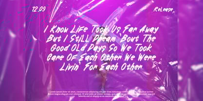 Shimosa Font Poster 8