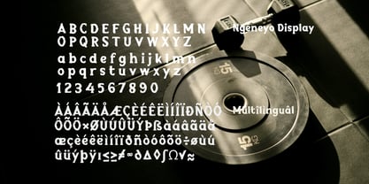 Ngeneyo Font Poster 7