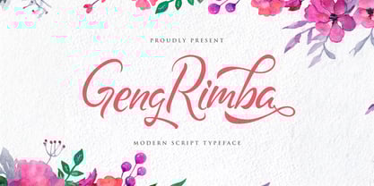 Geng Rimba Font Poster 1