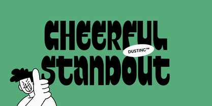 Dustinc Font Poster 2