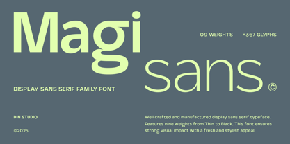 Magisans Font Poster 1