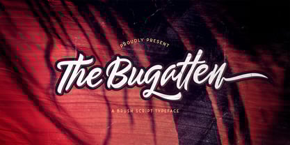 The Bugatten Font Poster 1