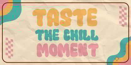 Chunk Wave Font Poster 2