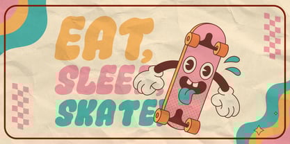 Chunk Wave Font Poster 5